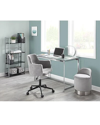 Lumisource Marla Vanity Stool Home 4 Lumisource Marla Vanity Stool Home - Image 2