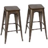 Lumisource Set Of 2 Oregon Barstools Home 1 Lumisource Set Of 2 Oregon Barstools Home -Ruelala 3050449532 RLLD 1