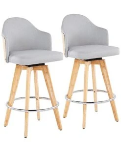 Lumisource Set Of 2 Ahoy Counter Stools Home