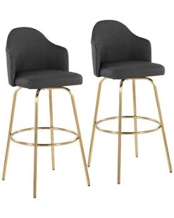 Lumisource Set Of 2 Ahoy Bar Stools Home