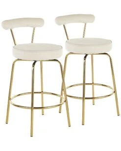 Lumisource Set Of 2 Rhonda Counter Stools Home