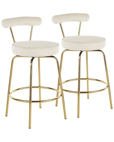 Lumisource Set Of 2 Rhonda Counter Stools Home 3 Lumisource Set Of 2 Rhonda Counter Stools Home