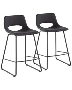 Lumisource Set Of 2 Robbi Counter Stools Home