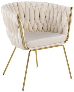 Lumisource Braided Renee Chair Home