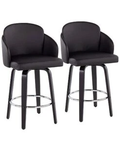 Lumisource Dahlia Set Of 2 Counter Stools Home