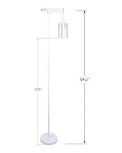 Lumisource Puck Glass 64.5in Metal Floor Lamp Home -Ruelala 3050660101 RLLD 3