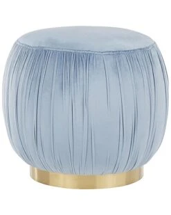 Lumisource Ruched Ottoman Home