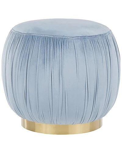 Lumisource Ruched Ottoman Home 3 Lumisource Ruched Ottoman Home