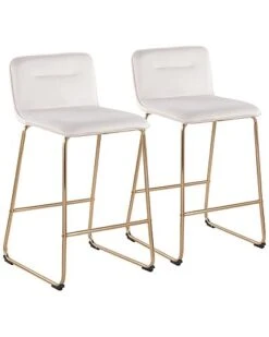 Lumisource Set Of 2 Casper Fixed-Height Counter Stools Home
