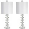 Lumisource Set Of 2 Diamond Stacked 23.25in Crystal Table Lamps Home 1 Lumisource Set Of 2 Diamond Stacked 23.25in Crystal Table Lamps Home -Ruelala 3050796304 RLLD 1