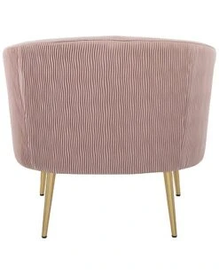 Lumisource Tania Pleated Waves Accent Chair Home -Ruelala 3050799893 RLLD 2