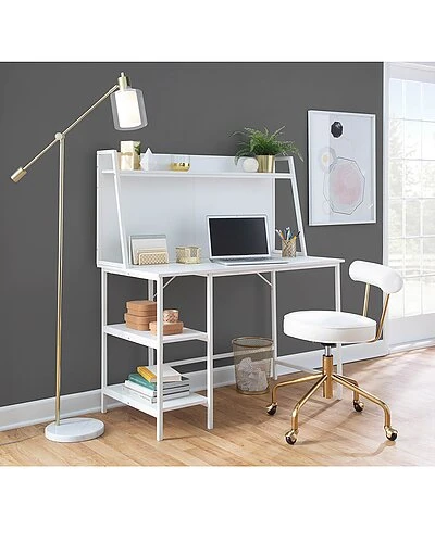 Lumisource Geo Shelf Desk Home 4 Lumisource Geo Shelf Desk Home - Image 2