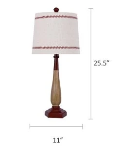Lumisource Baseball 25.5in Poly Table Lamp Home -Ruelala 3050884693 RLLD 3
