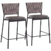 Lumisource Set Of 2 Braided Tania Counter Stools Home 2 Lumisource Set Of 2 Braided Tania Counter Stools Home -Ruelala 3050909065 RLLD 1