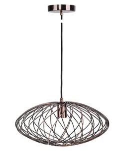 Lumisource Linx Oval 7.5in Metal Pendant Lamp Home