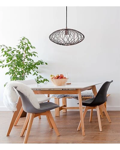 Lumisource Linx Oval 7.5in Metal Pendant Lamp Home 4 Lumisource Linx Oval 7.5in Metal Pendant Lamp Home - Image 2