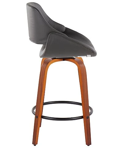 Lumisource Set Of 2 Fabrico Fixed-Height Counter Stools Home 4 Lumisource Set Of 2 Fabrico Fixed-Height Counter Stools Home - Image 2